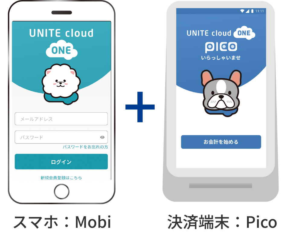 スマホと決済端末